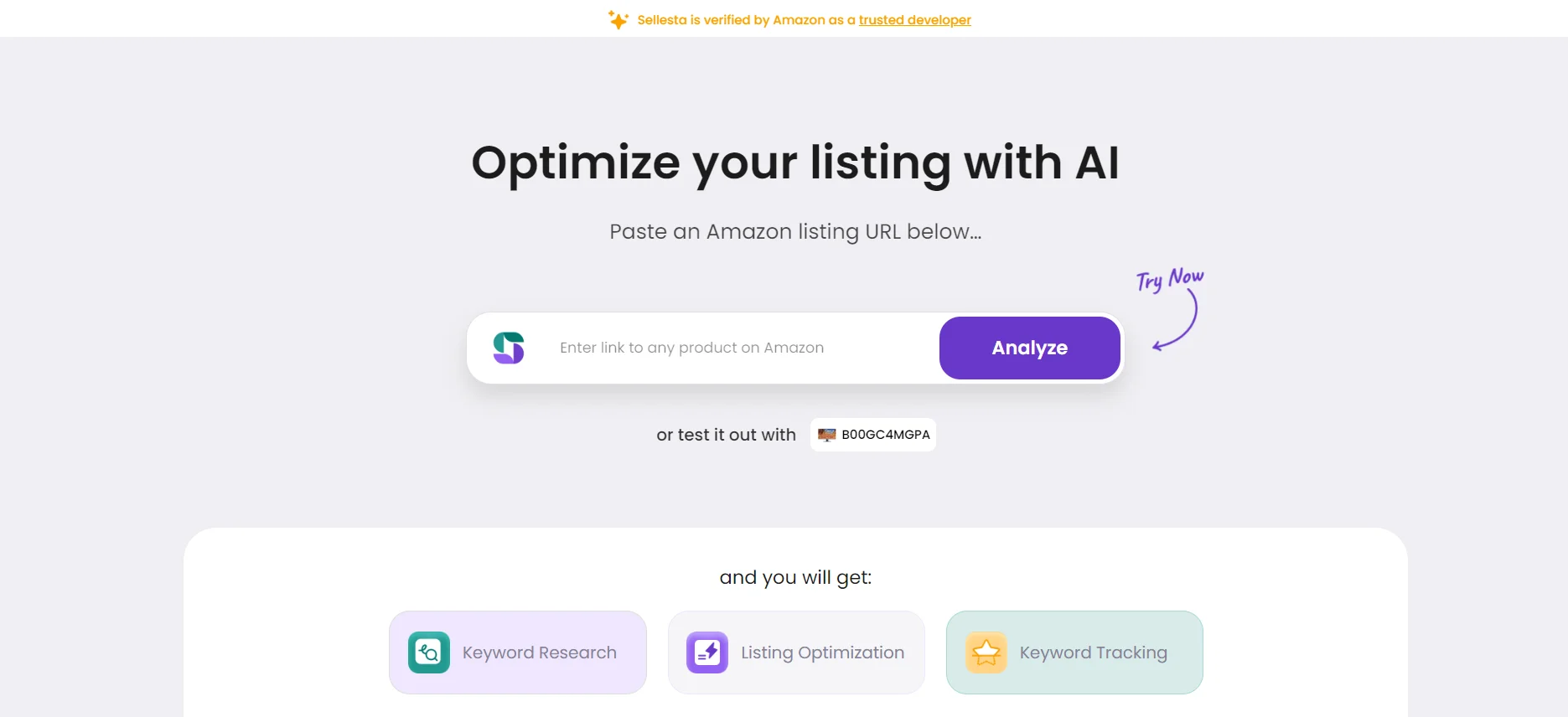 Sellesta AI Listing Scoring